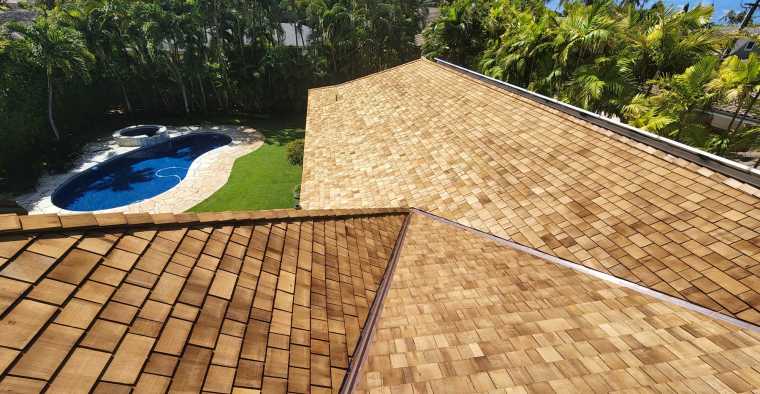 AAA Roofers Hawaii - Kahala Residential Home Wood Roof